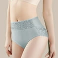 thumbnail image 2 of Women's Lace Trim Briefs Soft Comfortable Underwear Plus Size Full Coverage Panties for Everyday Wear, 2 of 4