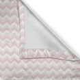 thumbnail image 5 of Ambesonne Pink Grommet Curtain, Zigzag Chevron Grunge, 50" x 96", Rose Pale Pink White, 5 of 6
