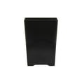 thumbnail image 5 of Mini Serve 4 oz Square Black Plastic Tall Quadrato Cup - 2" x 2 3/4" x 2" - 100 count box, 5 of 11