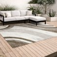 thumbnail image 3 of Addison Rugs Chantille Indoor/Outdoor Transitional Swirls Brown Machine Washable Rectangle Rug, 10' x 14', 3 of 8