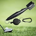 thumbnail image 4 of Golf Club Brush Double Brush Head Retractable Slip Rope Golf Club Groove Cleaning Tool, 4 of 8