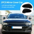 thumbnail image 3 of Unique Bargains Car Mirror Cover Cap No.5H0857537/5H0857538, Left+Right Wing Mirror Cover, Pair Exterior Door Side Rear View Mirror Cap for VW Golf MK8 2020-2025, Rearview Mirror Housing, 3 of 7