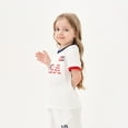 thumbnail image 3 of Cnins Child Unisex USA Soccer Jersey American Flag Short Sleeve No.10 Uniform 2 Piece Sets (4T), 3 of 8