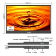 thumbnail image 6 of 14 Inch Protable Touchscreen 1920x1080P IPS Panel Display Secondary Monitor For PC Gamer HDMI Compatible With PS5 Switch Laptop, 6 of 12