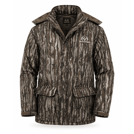 Realtree Men's Camo Hunting Parka Jacket - Insulated Scent Control 4X