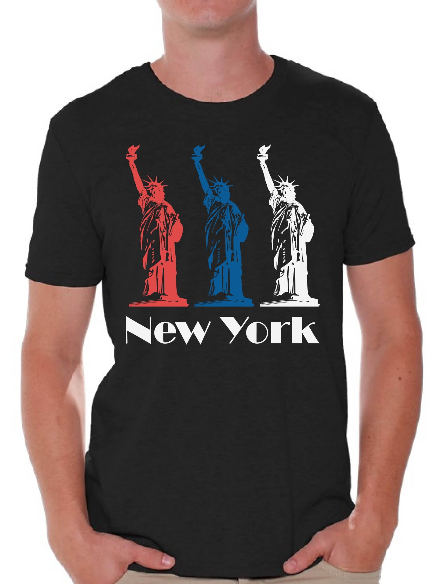 MENS NEW YORK T-SHIRT CITY TRAVEL USA TEE SIZE S-XXL GIFT STREETWEAR 