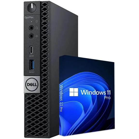 Restored Dell OptiPlex 7070 Mini Computer Bundle | Intel Core i5, 16GB RAM, 250GB SSD | Windows 11 Pro | Blair Tech