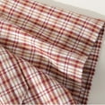 thumbnail image 4 of WREESH Men's Loose Casual Button Down Shirts Fashion Plaid Turn-Down Collar Short Sleeve Pocket Shirt with Stylish Plaid Pattern Red, 4 of 8