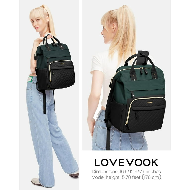 LOVEVOOK Laptop Backpack for Women, 15.6 inch Waterproof 