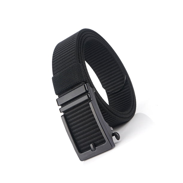 Sonducket Cinturones casuales para hombres Cinturones de golf Cinturones ajustables para hombres para jeans con hebilla deslizante automática Golf negro Sonducket OD016711-01