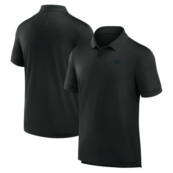 Men's Fanatics Black New York Jets Front Office Move Mono Polo