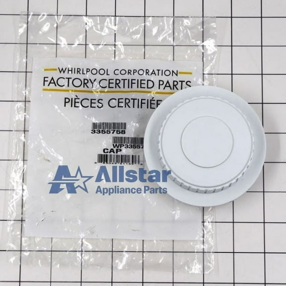 Whirlpool 3355758 Agitator Cap