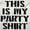 White, variant on My Party Funny Partier Drinking Bar Plus Size Crewneck Graphic Tee Shirt Brisco Brands 2X