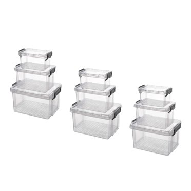 Advantus Rolling Storage Box, Letter/Legal, 15-Gallon Size, Clear ...