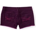 thumbnail image 2 of Aeropostale Womens Colored Shorty Casual Denim Shorts, Púrpura, 00, 2 of 2