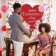thumbnail image 2 of Happy Valentines Day 71x43 Inch | Valentines Day Backdrop for Valentines Day Decor | Valentines Backdrop for Valentines Banner Decorations, 2 of 5