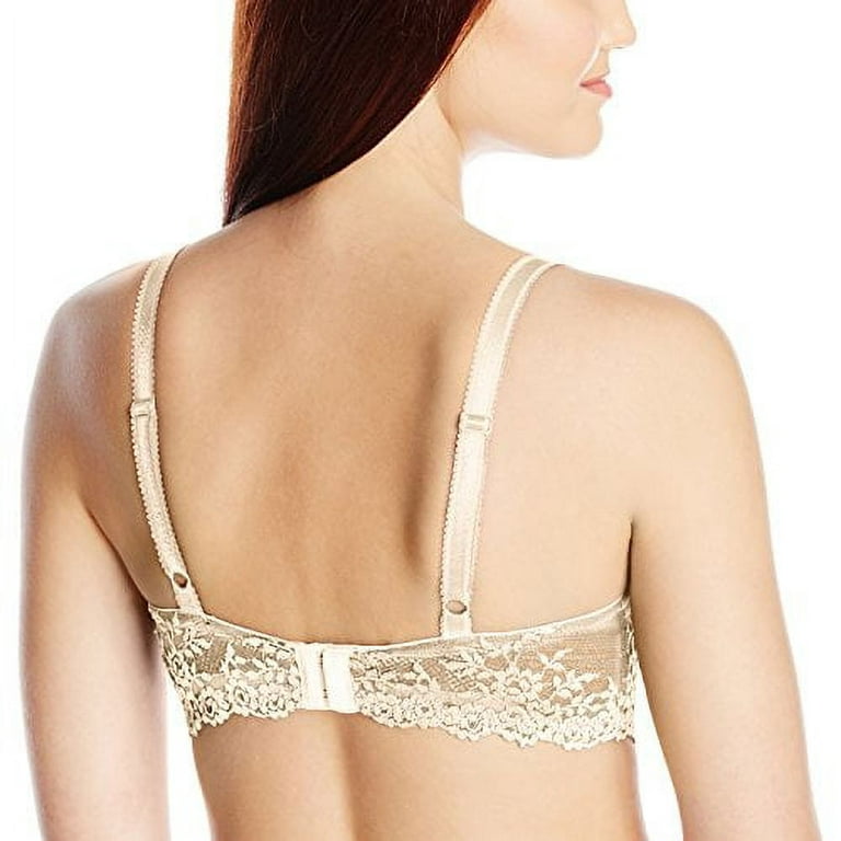 Wacoal Embrace Lace Soft Cup Bra - Naturally Nude / Ivory - Curvy