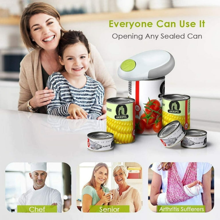 Electric Can Opener, Smooth Edge Automatic Can Opener for Any Size, Best  Kitchen Gadget for Arthritis and Seniors 