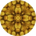 thumbnail image 1 of Ahgly Company Machine Washable Indoor Round Transitional Mahogany Brown Area Rugs, 5' Round, 1 of 1