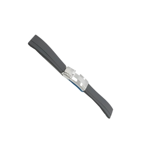 Watchbands 0.87inch Silicone Stainless Steel Plain Classic Detachable Watchband Watchband Soft Comfortable Bracelet for Women Casual