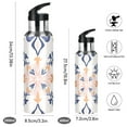 thumbnail image 2 of Yayeee 20oz Insulated Water Bottle Double Wall Stainless Steel with Flip Straw Lid, Colorful Abstract Pattern, 2 of 7