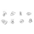 thumbnail image 1 of Metal Wire Puzzles, Chinese IQ Ring Puzzle for Adults and Kids Toys, Improve Logical Thinking and Finger Muscles,  Little Gift, Set of Metal Wire Puzzles, 1 of 7