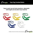 thumbnail image 6 of Champion Sports 42" Pop Flag Football Belts - Green, 6 of 6