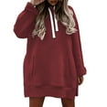 thumbnail image 3 of ZSQDM Hoodie Blanket for Women Women's Oversized Batwing Sweaters 2025 Fall Outfits Trendy Crewneck Knit Side Slit Fashion Pullover Tops Sweater Weather Women Blending Sweatshirt （S）, 3 of 9