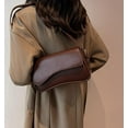 thumbnail image 3 of Bolso de hombro Amszke Y2K Trendy Monedero de cuero vegano café, 3 of 6
