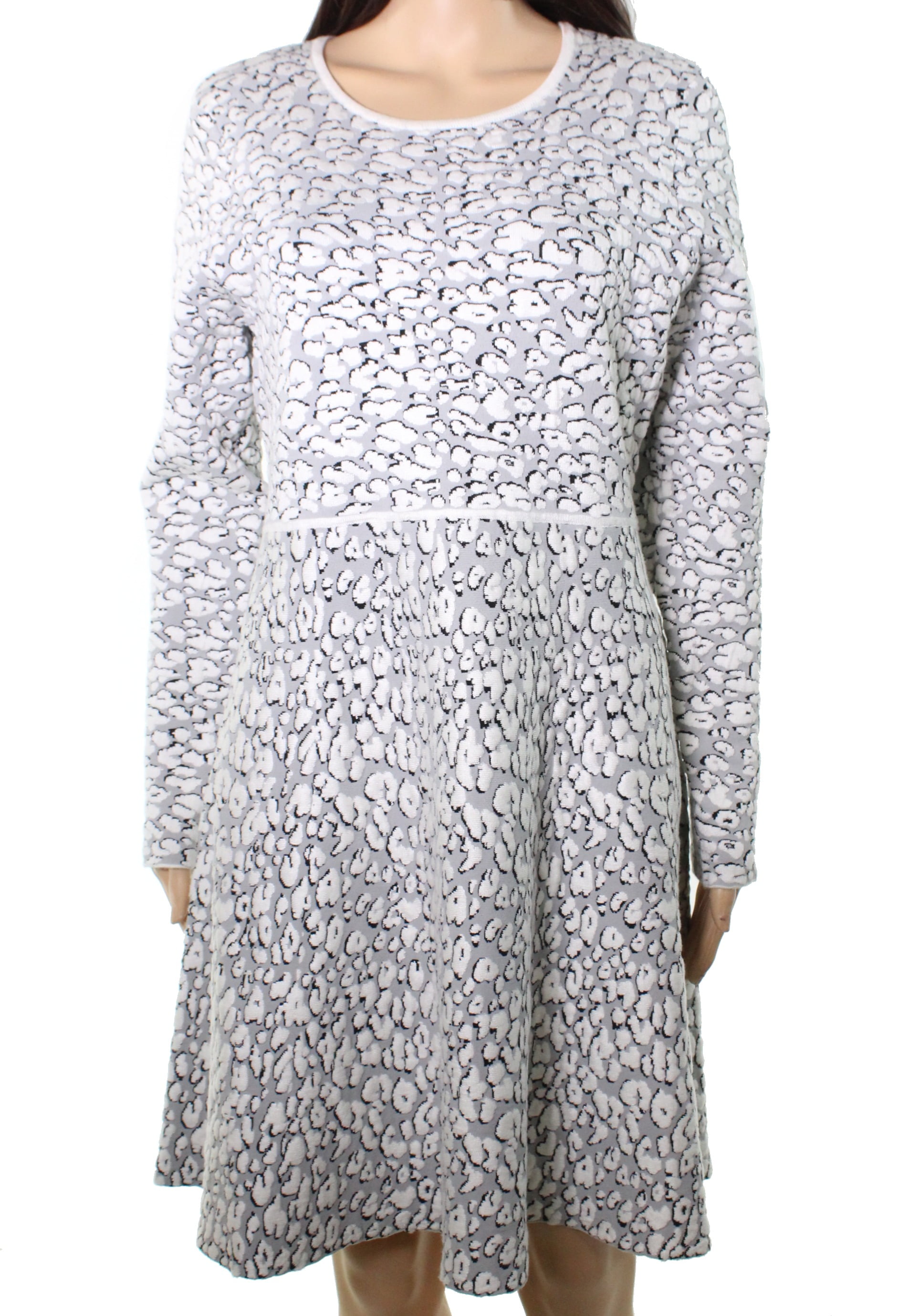 eliza j stitch detail sweater dress