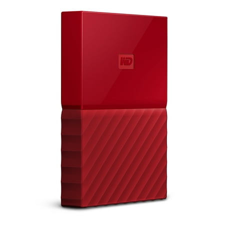 WD 1TB Red My Passport Portable External Hard Drive - USB 3.0 -