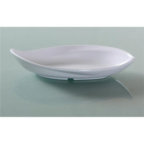 Yanco VE-510 Venice Deep Plate, 10 oz Capacity, 10" Length, 5" Width, Melamine, Pack of 24