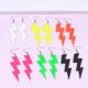 thumbnail image 5 of Pendientes colgantes Yuxing Acrílico Exagerados Retro Fluorescentes Forma de barra Verde 75971, 5 of 5
