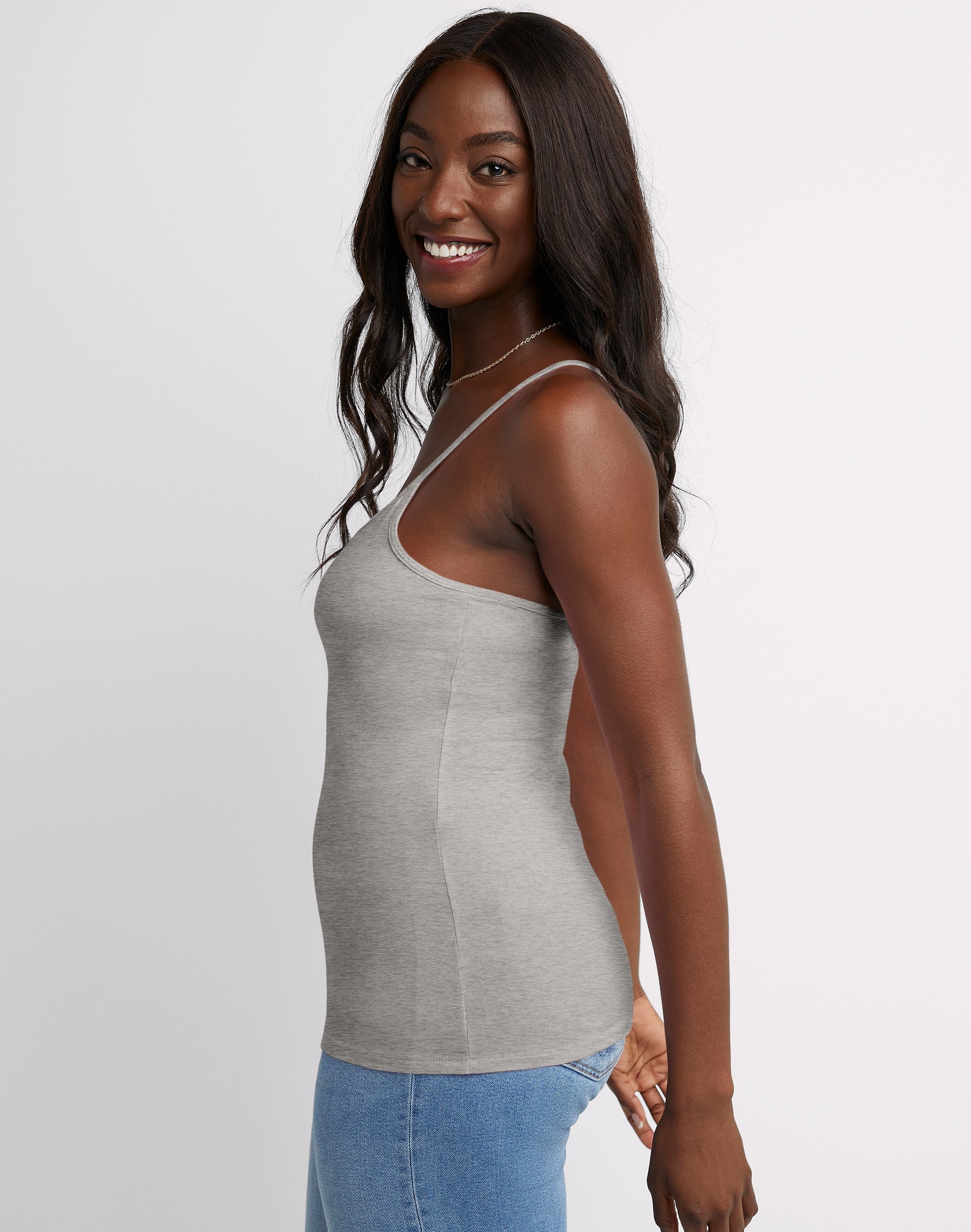 cotton camisole with built in bra