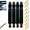 4 Set, variant on 1 Set 6.46in Metal Water Hose Nozzle High Pressure Spray Wand Twist Adjustable Jet Sprayer Attachment with Stainless Steel Thumb Screw Faucet Clamps for Auto Car Wash Driveway Yard Patio Cleaning
