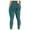 Green, variant on Augper Womens High Waist Yoga Pants Slimming Booty Leggings Workout Running Butt Lift Tights With Pockets