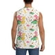 thumbnail image 4 of Balery Cute Baby Dinosaurs Camisetas sin mangas para hombre, absorbe la humedad y protege contra el mal olor.-3X-Large, 4 of 7