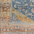 thumbnail image 6 of Hauteloom Solana Living Room, Bedroom Area Rug - Traditional - Navy, Light Blue, Burnt Orange - 8'10" x 13', 6 of 8