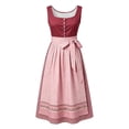thumbnail image 4 of Huangx Women Oktoberfest Dress - Halloween Dirndl Dress with Embroidery, German Beer Dress for Oktoberfest Party Carnival and Dress Up Wine XXXXXL, 4 of 4