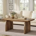 thumbnail image 5 of Rectangle Coffee Table, 47-Inch Wood Rectangular Living Room Table, 5 of 5