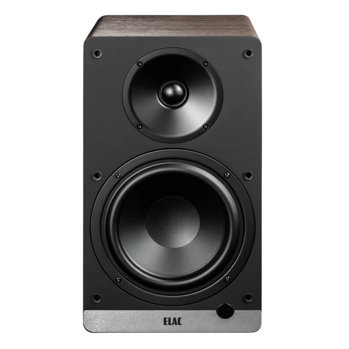 ELAC DCB61 Debut ConneX Powered Bookshelf Speaker - Pair (Walnut)
