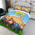 thumbnail image 3 of The Wiggles Conjunto de sábanas temático, trío de piezas, cómodo y amigable con la piel, diseño único, regalo de decoración para el hogar para familiares, amigos y fans,135cm *200cm, 3 of 6