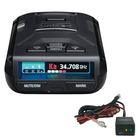 Uniden R3 DSP Extremely Long-Range Radar Detector/Laser Detector with GPS & RDA-HDWKT Radar Detector Hardwire Kit with Mute