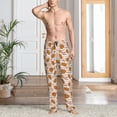 thumbnail image 3 of Cauagu Cartoon Mens Pajama Pants Sleep & Lounge Pants,PJ Bottoms with Pockets-Small, 3 of 7