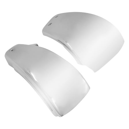 2x Battery Fairing Chrome Side Cover Fits For Harley M8 Softail Street Fat Bob