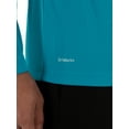 thumbnail image 2 of Athletic Works Men's and Big Men's Active Quick Dry Performance Long Sleeve T-Shirt, up to Size 5XL, 2 of 5