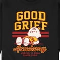 thumbnail image 3 of Peanuts - Good Grief Academy - Men's Crew Neck Fleece Pullover, 3 of 6