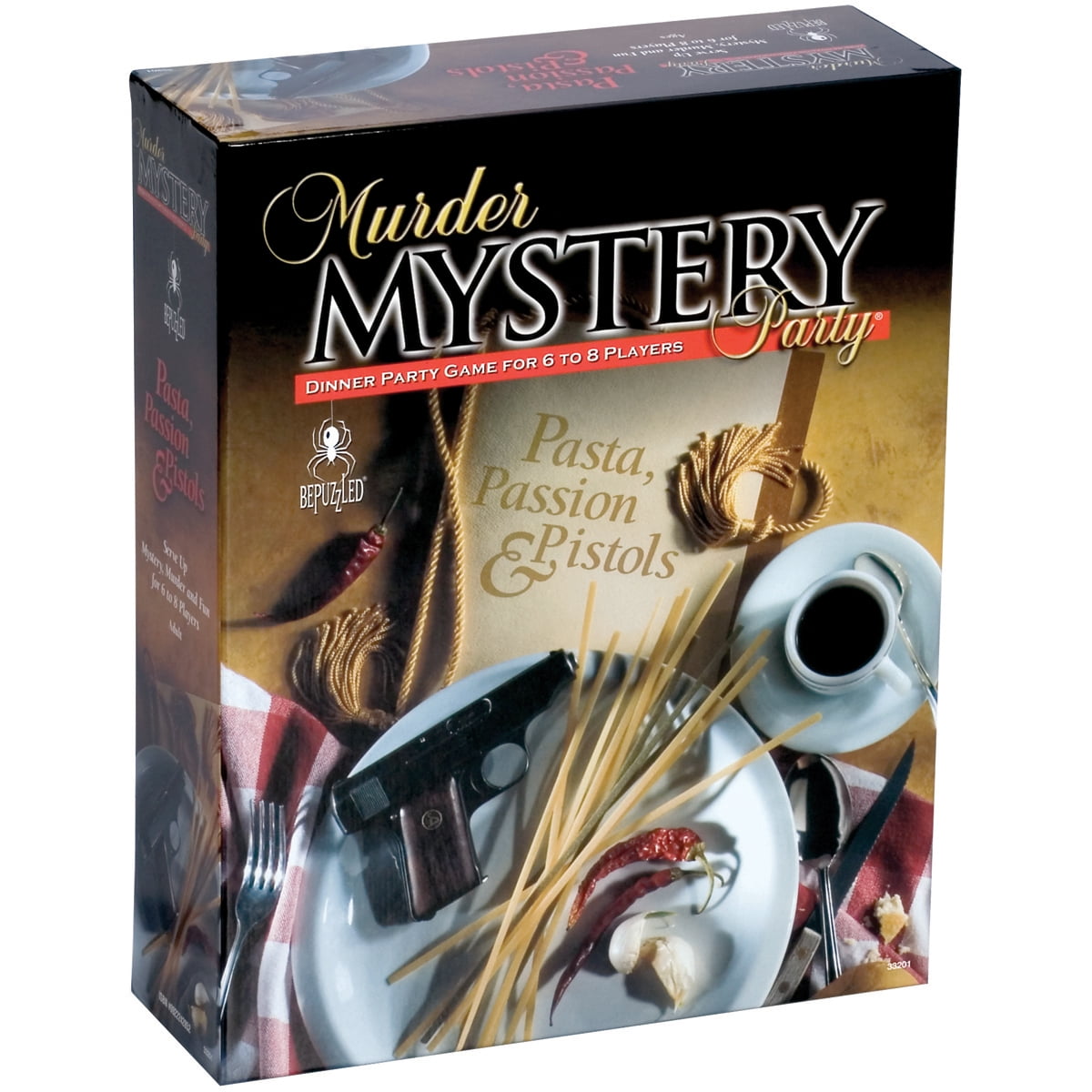 Murder Mystery Party GamePasta, Passion & Pistols