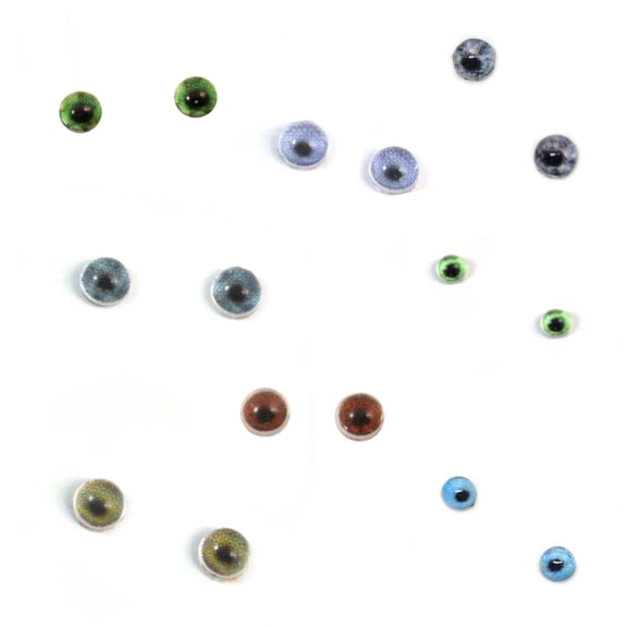 8 Pairs of 4mm Human Glass Eyes