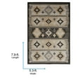 thumbnail image 3 of Livabliss Paramount Rustic Area Rug,5'3" x 7'9",Black, 3 of 8